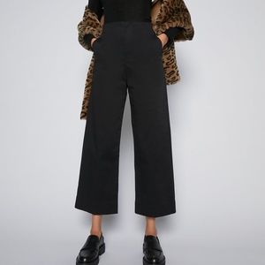 Scanlan Theodore HIGH WAIST WIDE LEG TROUSER BLACK